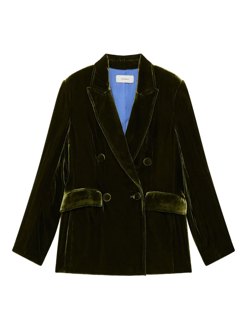 MALIPARMI double-breasted pocket jacket | Green | Image 1