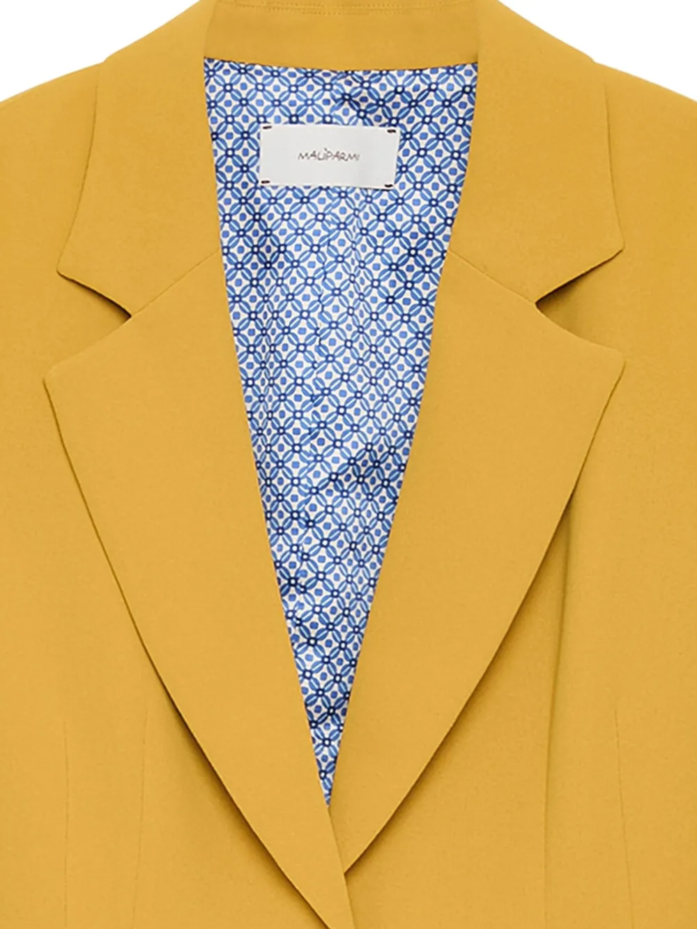 Maliparmi Single-breasted Jacket In Yellow