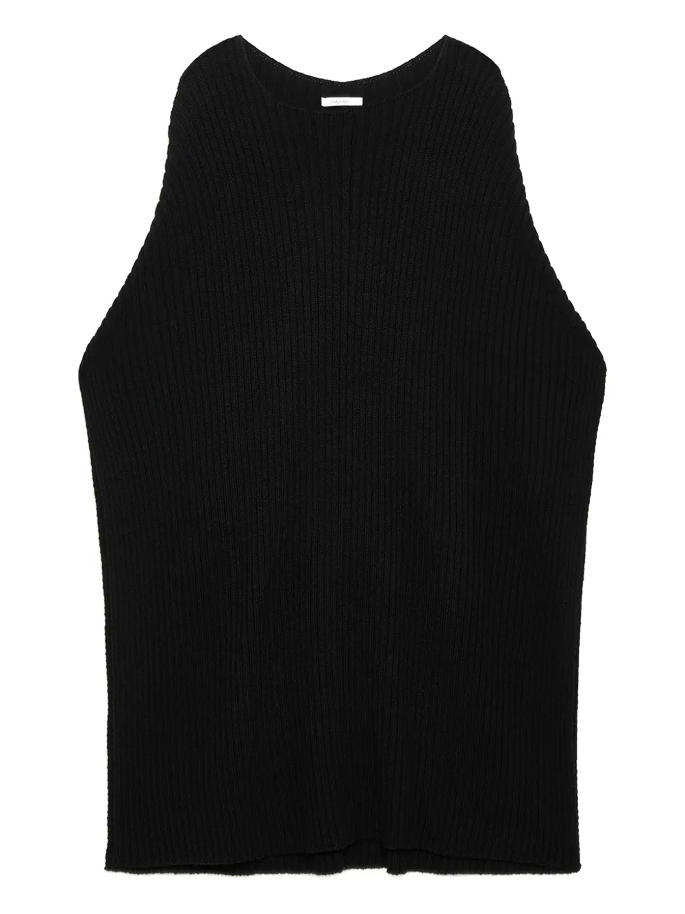 MALIPARMI ribbed-knit sleeveless top | Black | Image 1