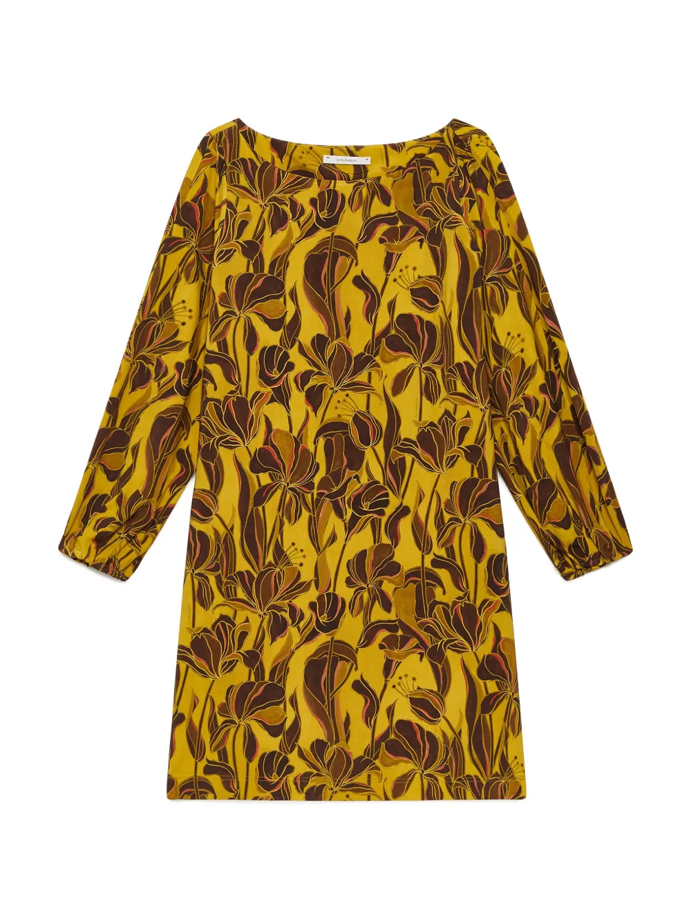 MALIPARMI Lily's Ballet floral mini dress - Geel