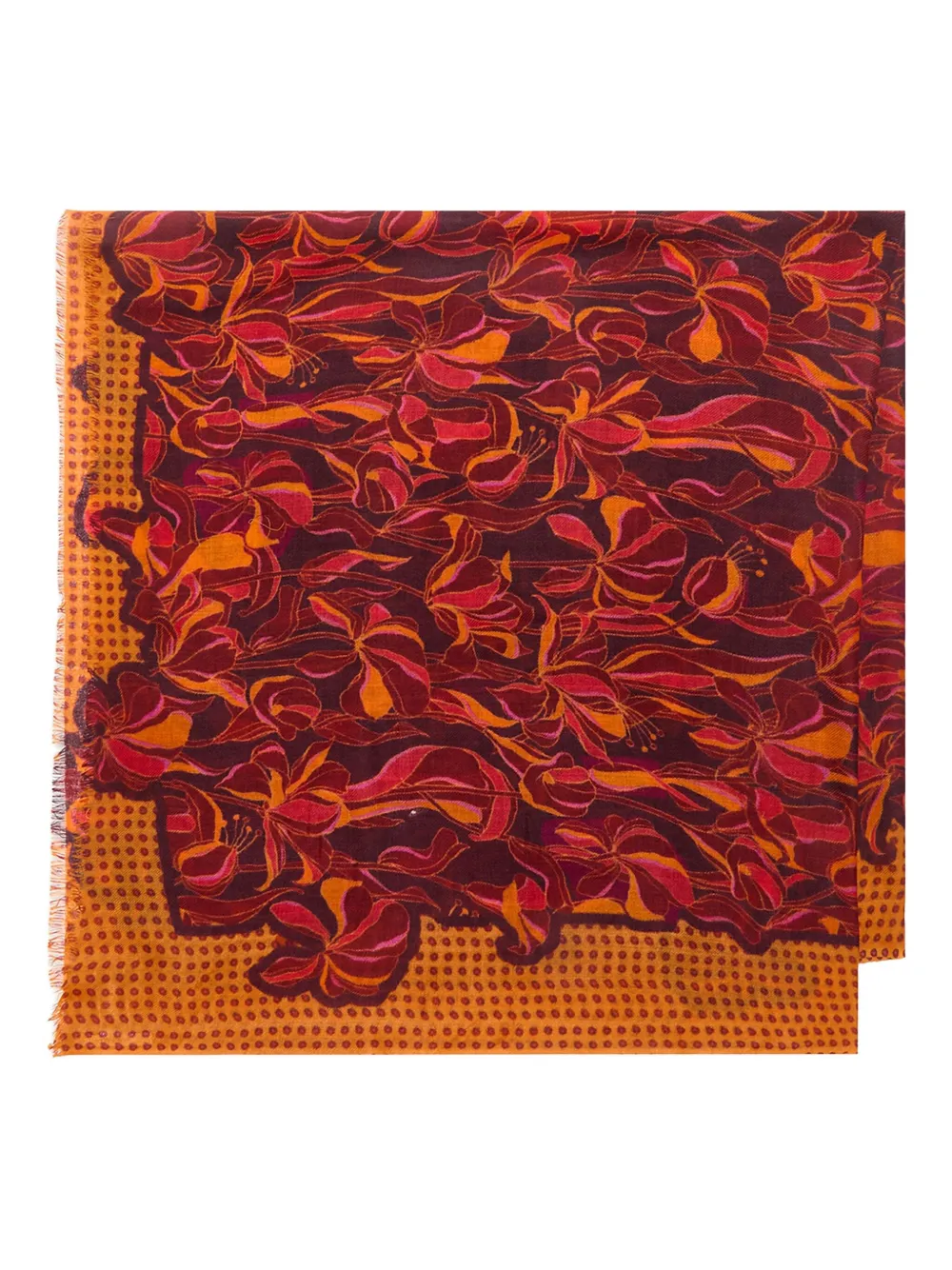 Maliparmi Geometric-pattern Scarf In Pink