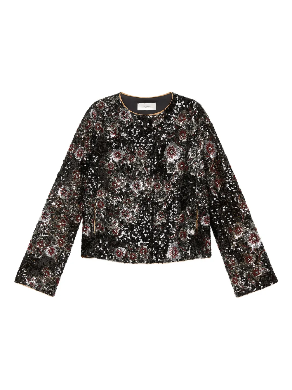 Maliparmi Sequin-embellished Jacket In Black