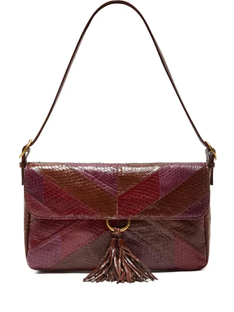 MALIPARMI patchwork tassel shoulder bag