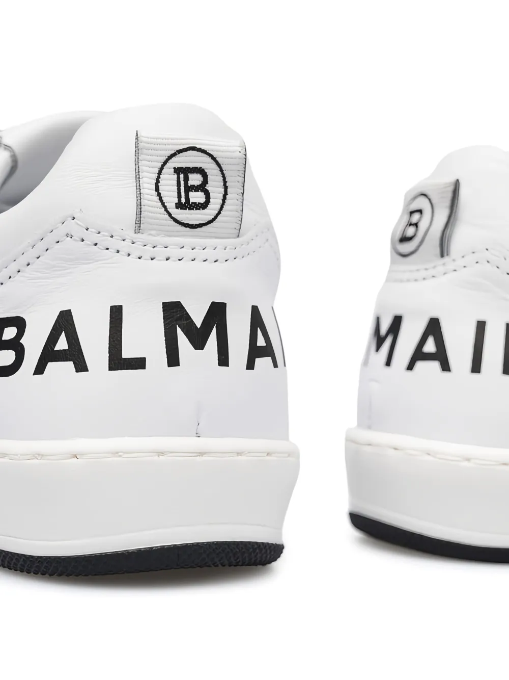 Balmain Kids Sneakers met geperforeerde details Wit