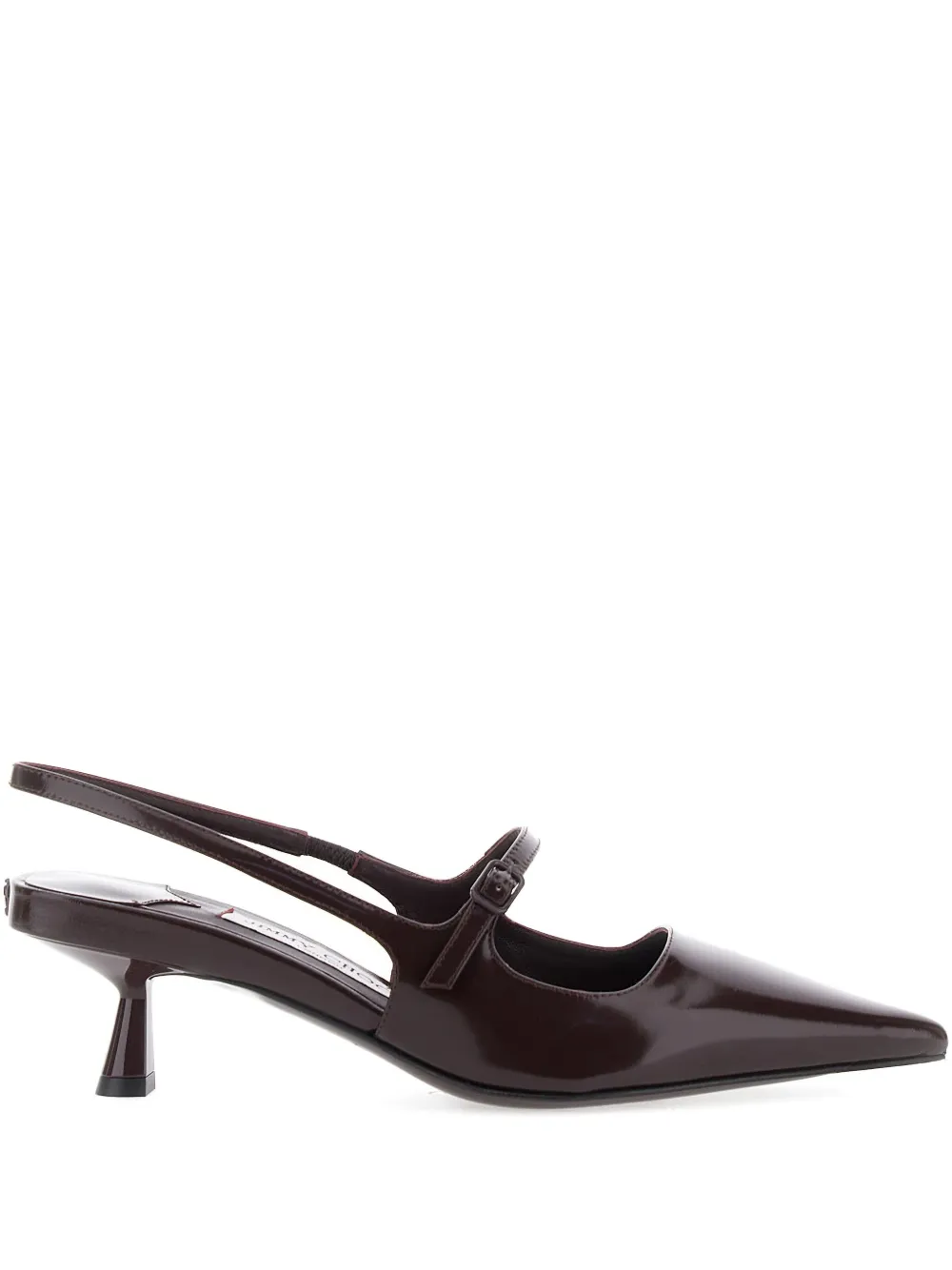 Jimmy Choo 45mm Didi slingback pointed-toe pumps Brown