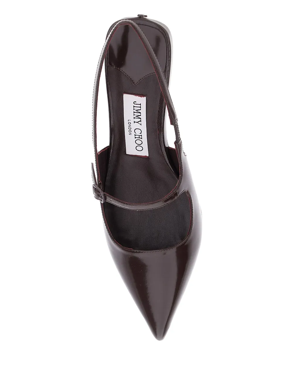 Jimmy Choo 45mm Didi slingback pointed-toe pumps Brown