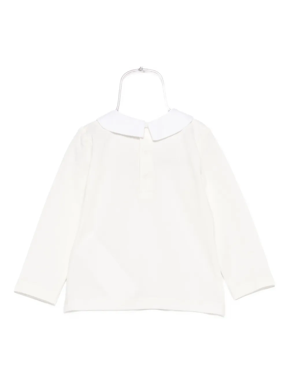 Moschino Kids Sweater met geborduurde teddybeer Wit