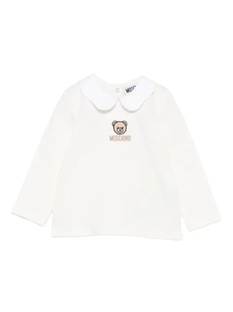 Moschino Kids teddy-embroidered sweatshirt