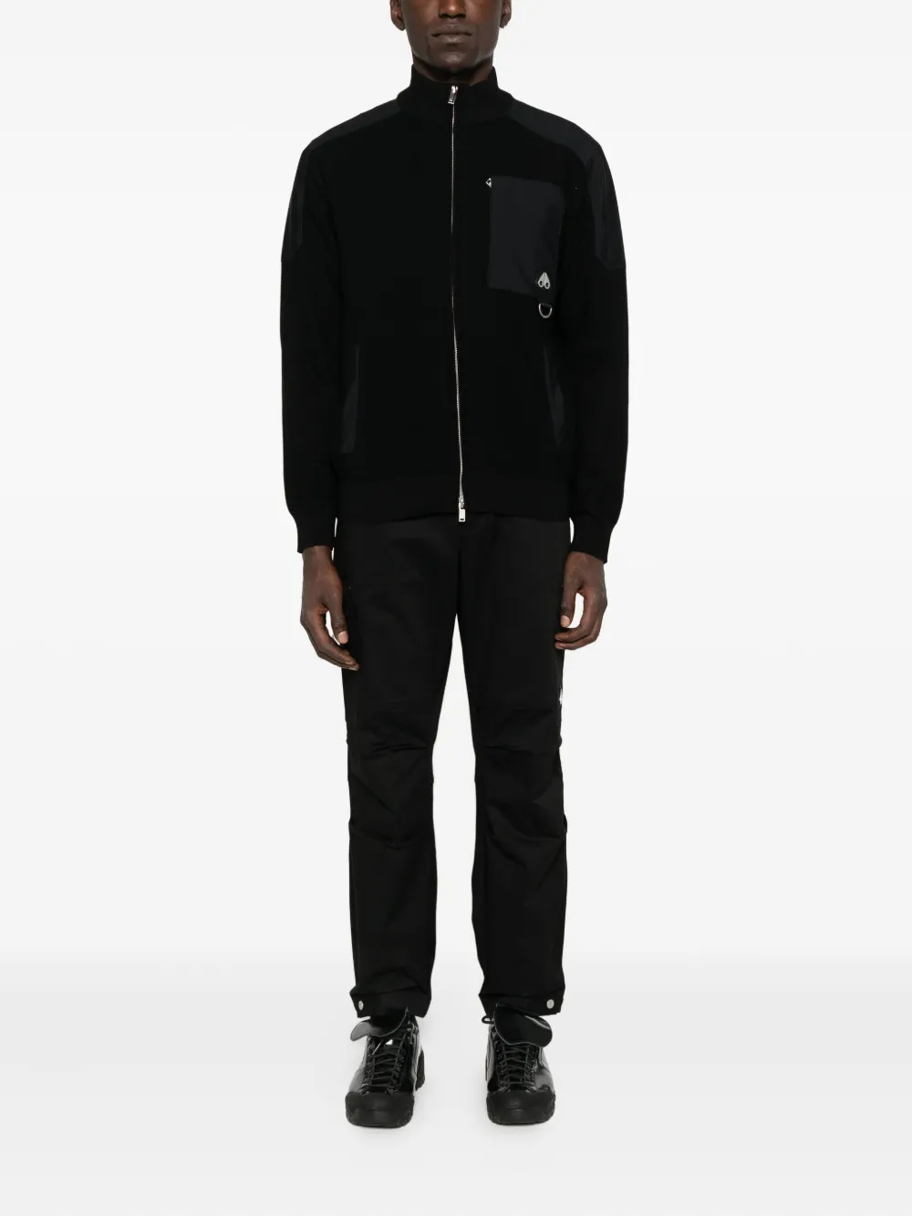 Moose Knuckles Elowan sweater - Zwart