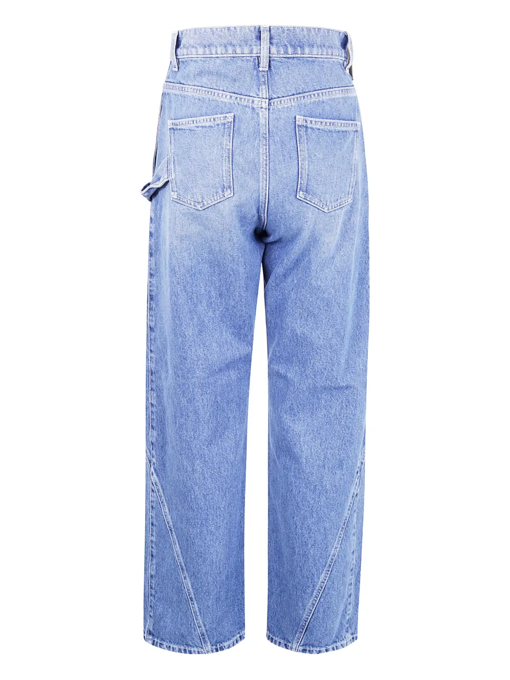 JW Anderson anchor-embroidered jeans Blauw
