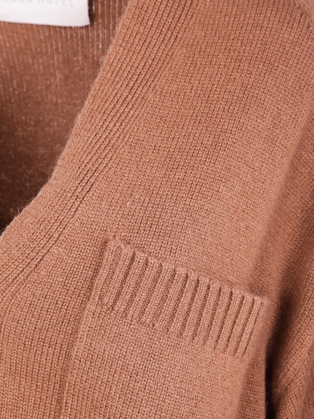 Circus Hotel Vest met opgestikte zak Bruin