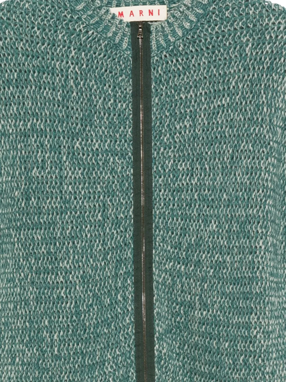 Pre-owned Marni 2000s Knitted Top In Green