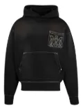 AMIRI outline-pocket hoodie - Black