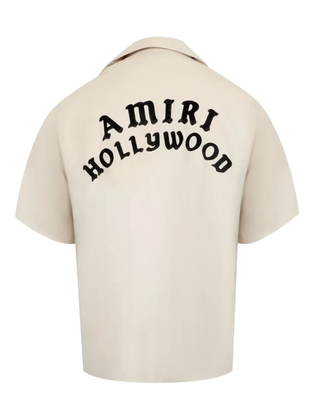 AMIRI Hollywood bowlingshirt - Beige