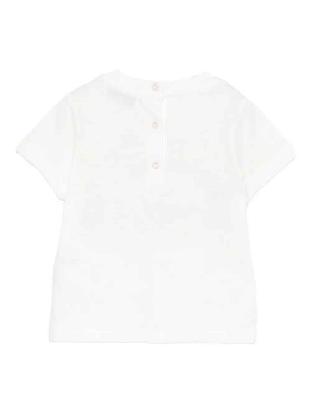 Missoni Kids T-shirt met zigzag-print Wit