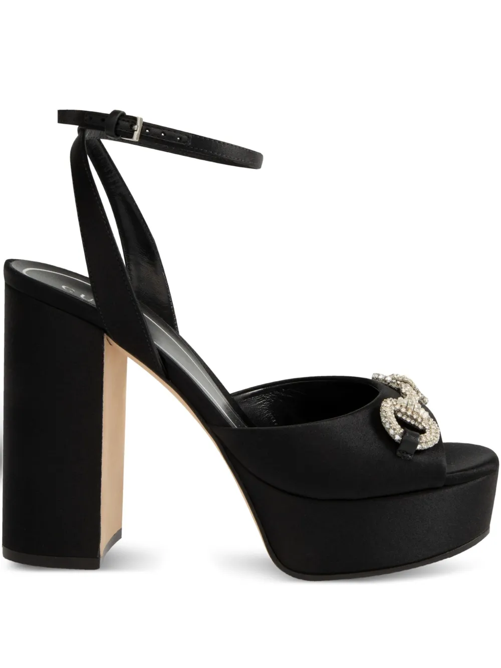 Gucci 85mm crystal-embellishment sandals Black