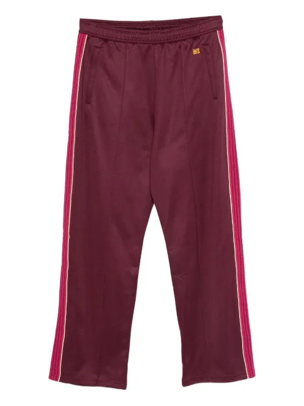 Wales Bonner Side-stripe Track Pants in Red