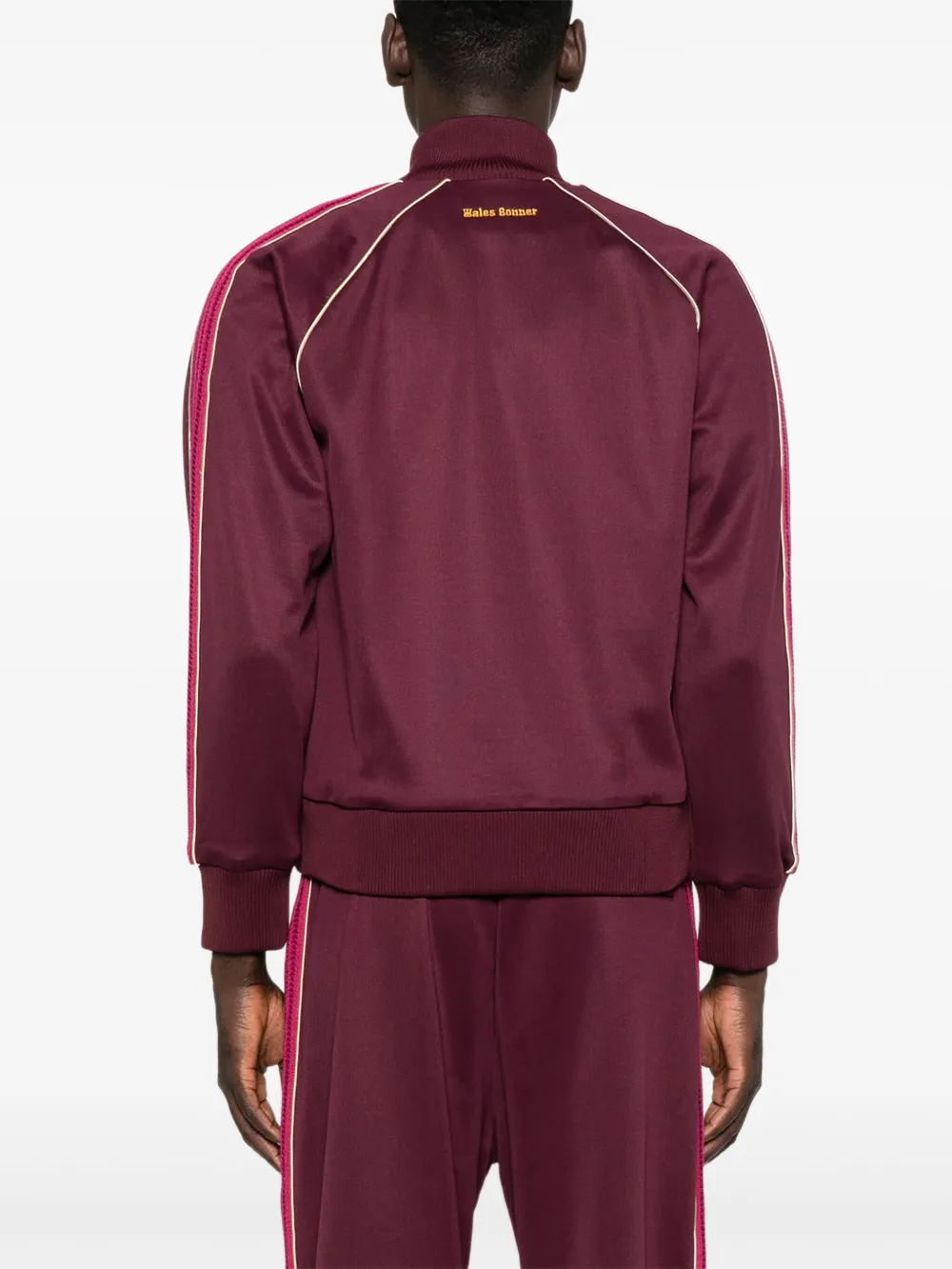 Wales Bonner Trainingstop met gestreept vlak en rits Rood