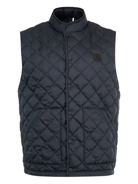 Moncler quilted button-fastening vest