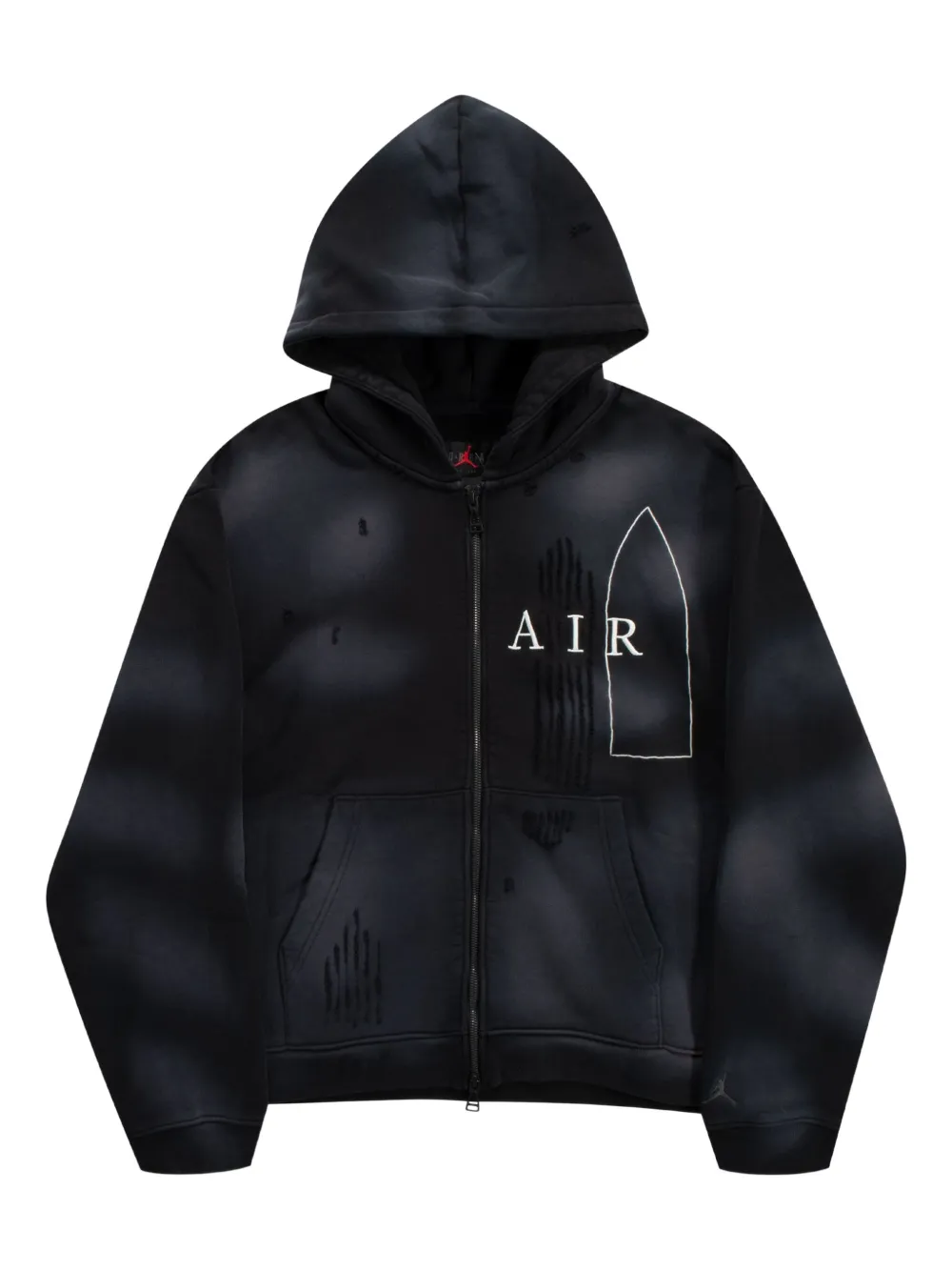 Jordan x Téla embroidered hoodie | Black | Image 1