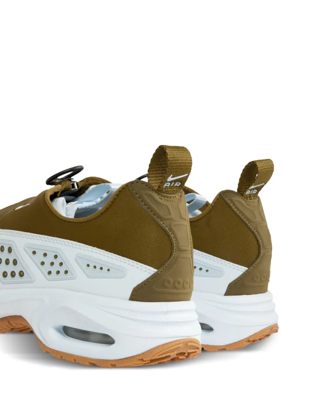 Nike Air Max SNDR zip-fastening perforated sneakers Green