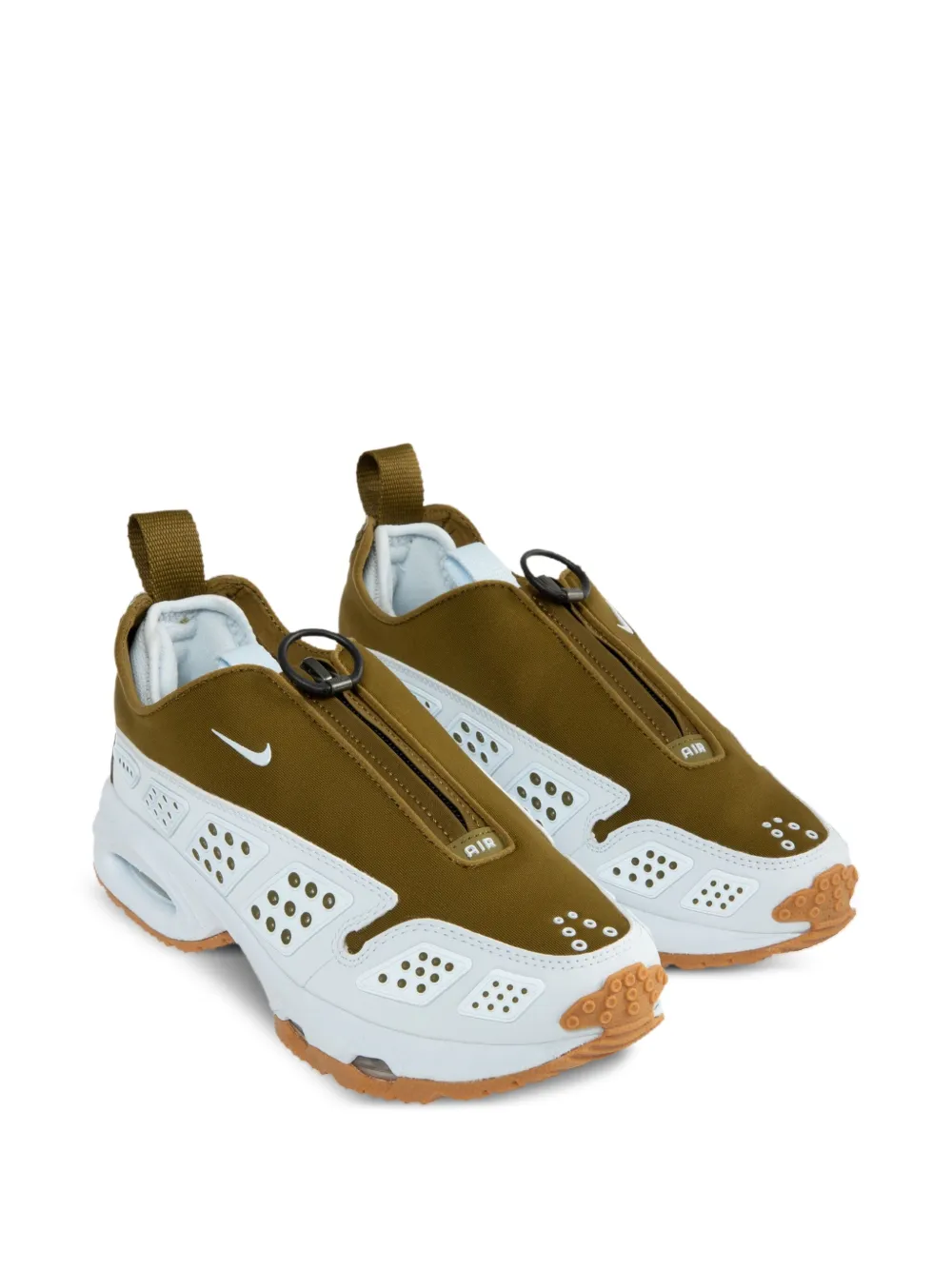 Nike Air Max SNDR zip-fastening perforated sneakers - Groen