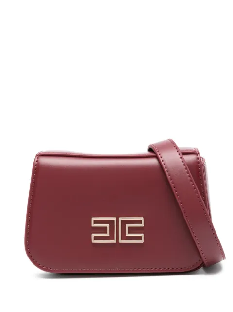 Elisabetta Franchi La Mia Bambina embossed zipped shoulder bag