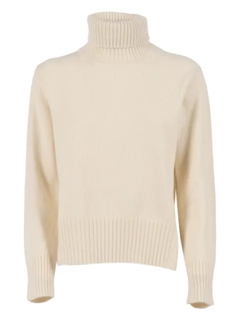 Kangra Rollkragenpullover mit geripptem Saum