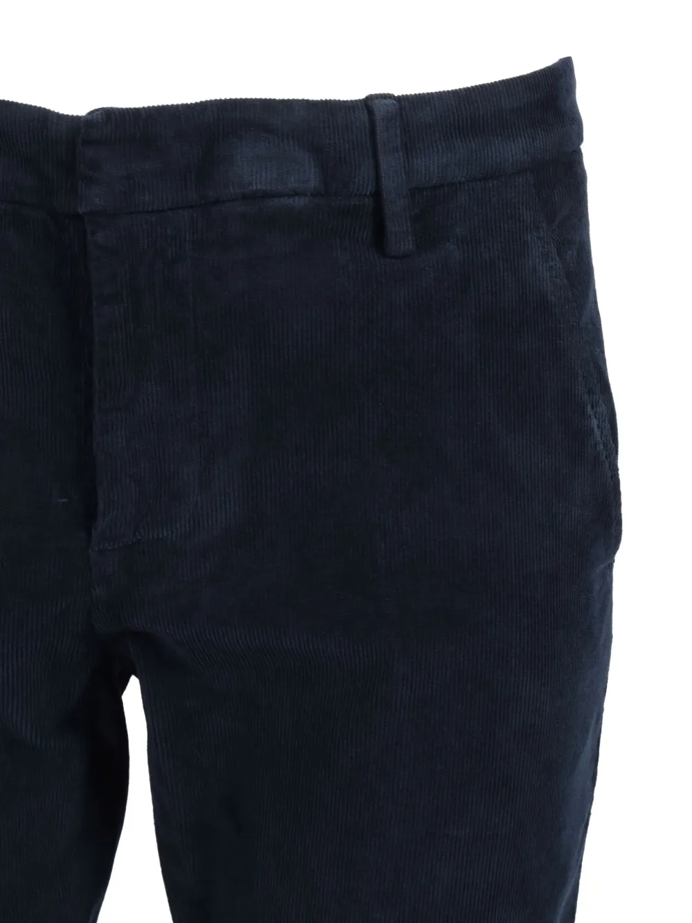 DONDUP corduroy straight trousers Blauw