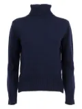 Kangra turtleneck ribbed-hem sweater - Blue