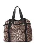 P.A.R.O.S.H. leopard-print top-handle tote bag - Brown