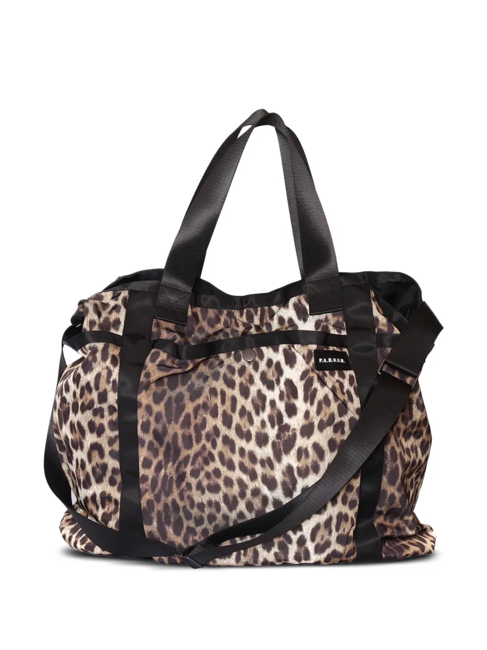 P.A.R.O.S.H. leopard-print top-handle tote bag | Image 2