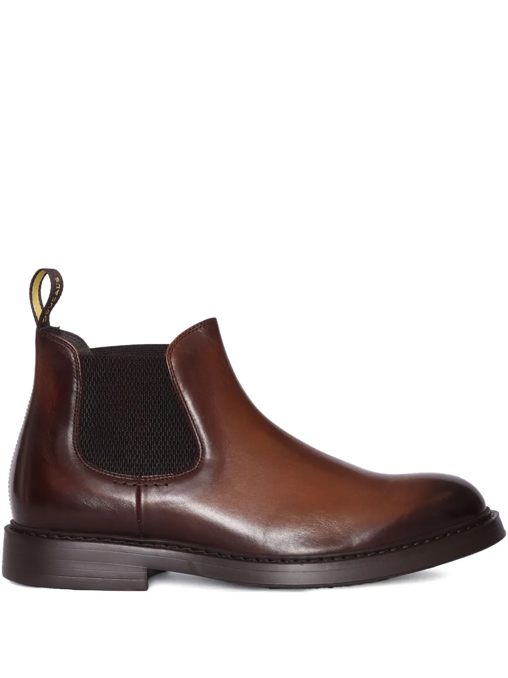 Doucal's elasticated-panel chelsea boots Brown