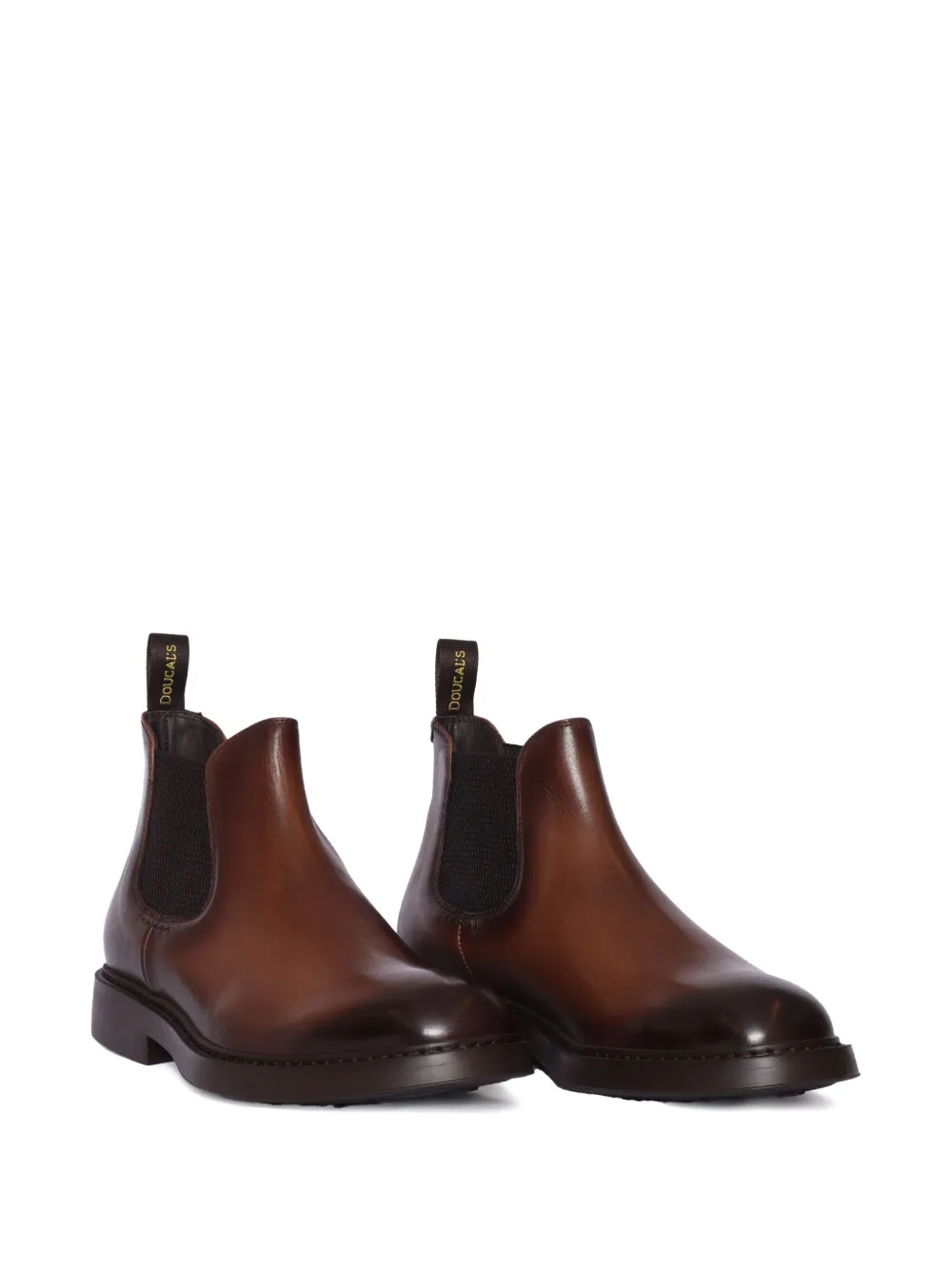 Doucal's elasticated-panel chelsea boots Brown
