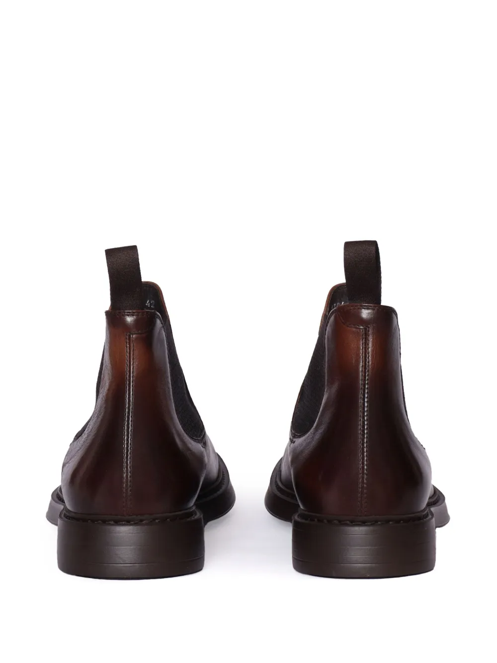 Doucal's elasticated-panel chelsea boots Brown