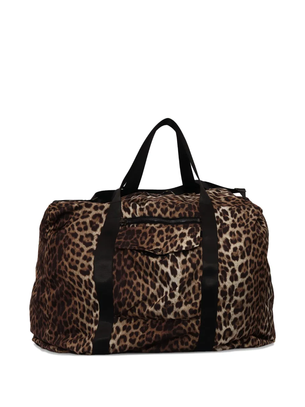 P.a.r.o.s.h Leopard-print Top-handles Luggage In Brown