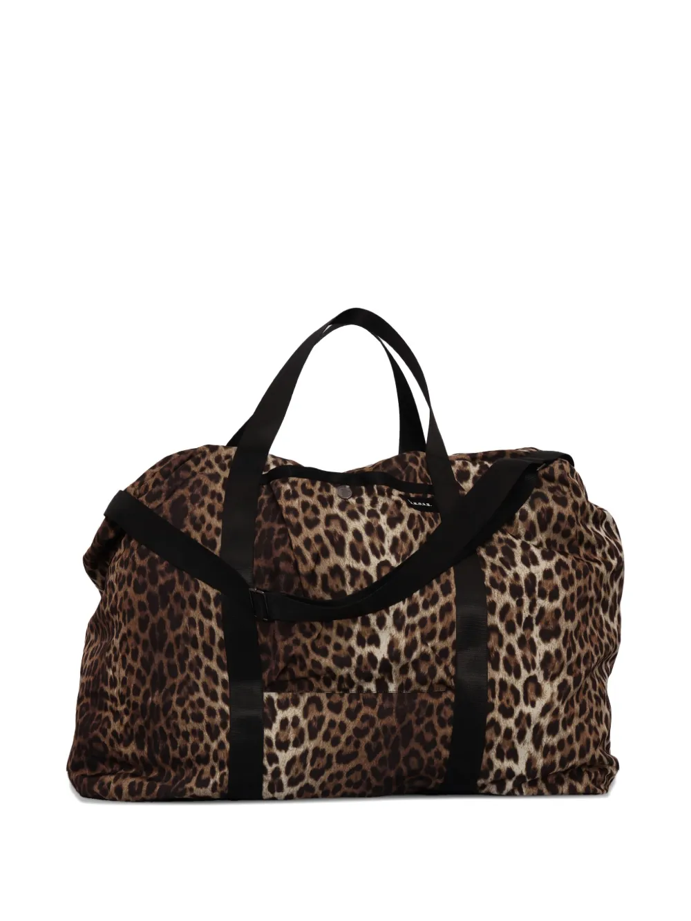 P.a.r.o.s.h Leopard-print Top-handles Luggage In Brown