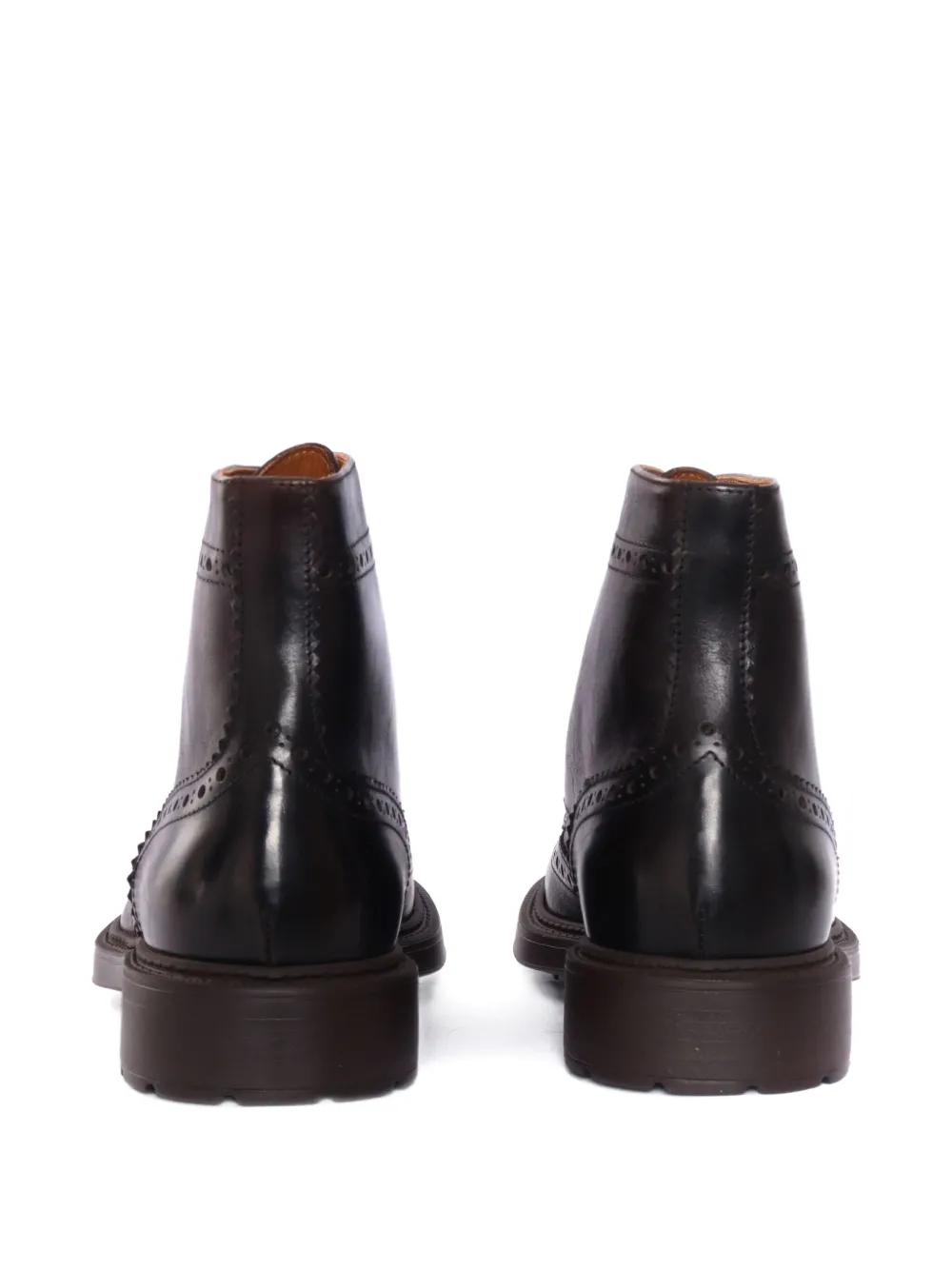 Doucal's Laarzen met geperforeerd detail Bruin