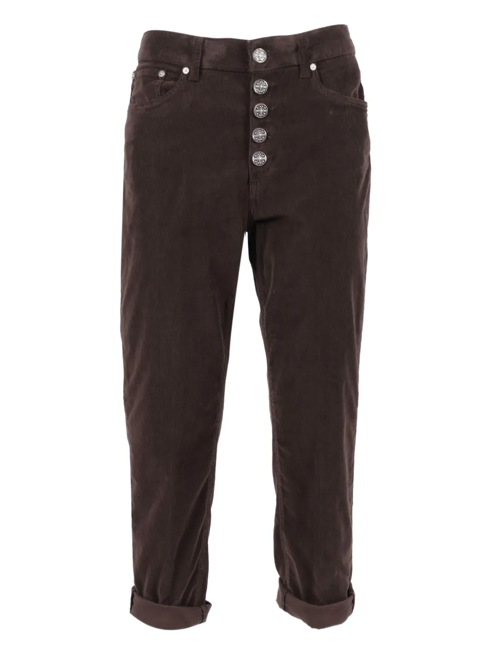 DONDUP button-fly corduroy trousers Bruin