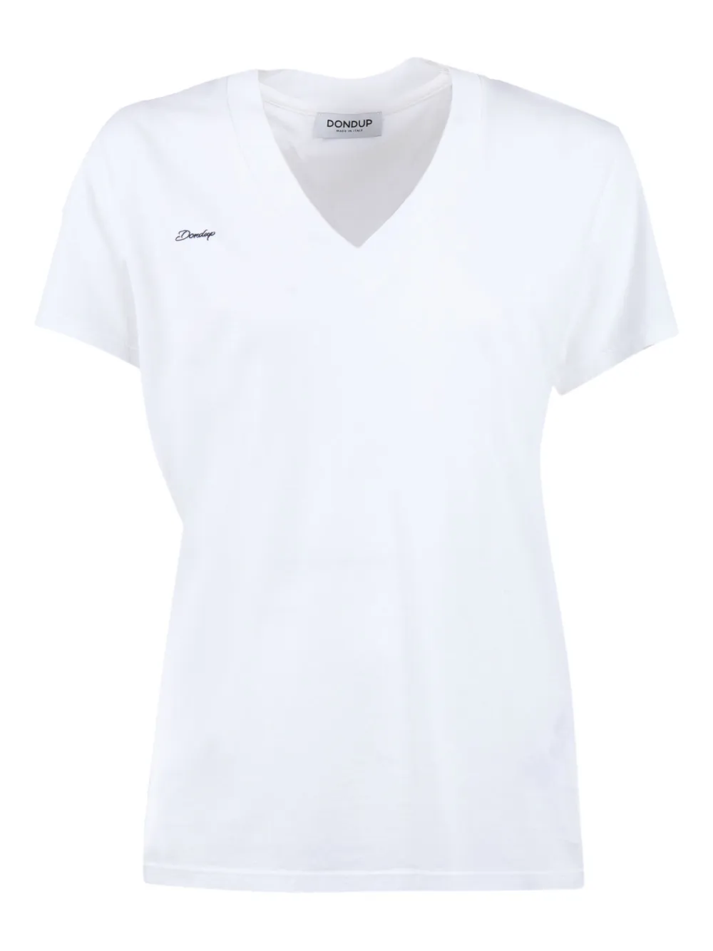DONDUP V-neck embroidered T-shirt | Image 1