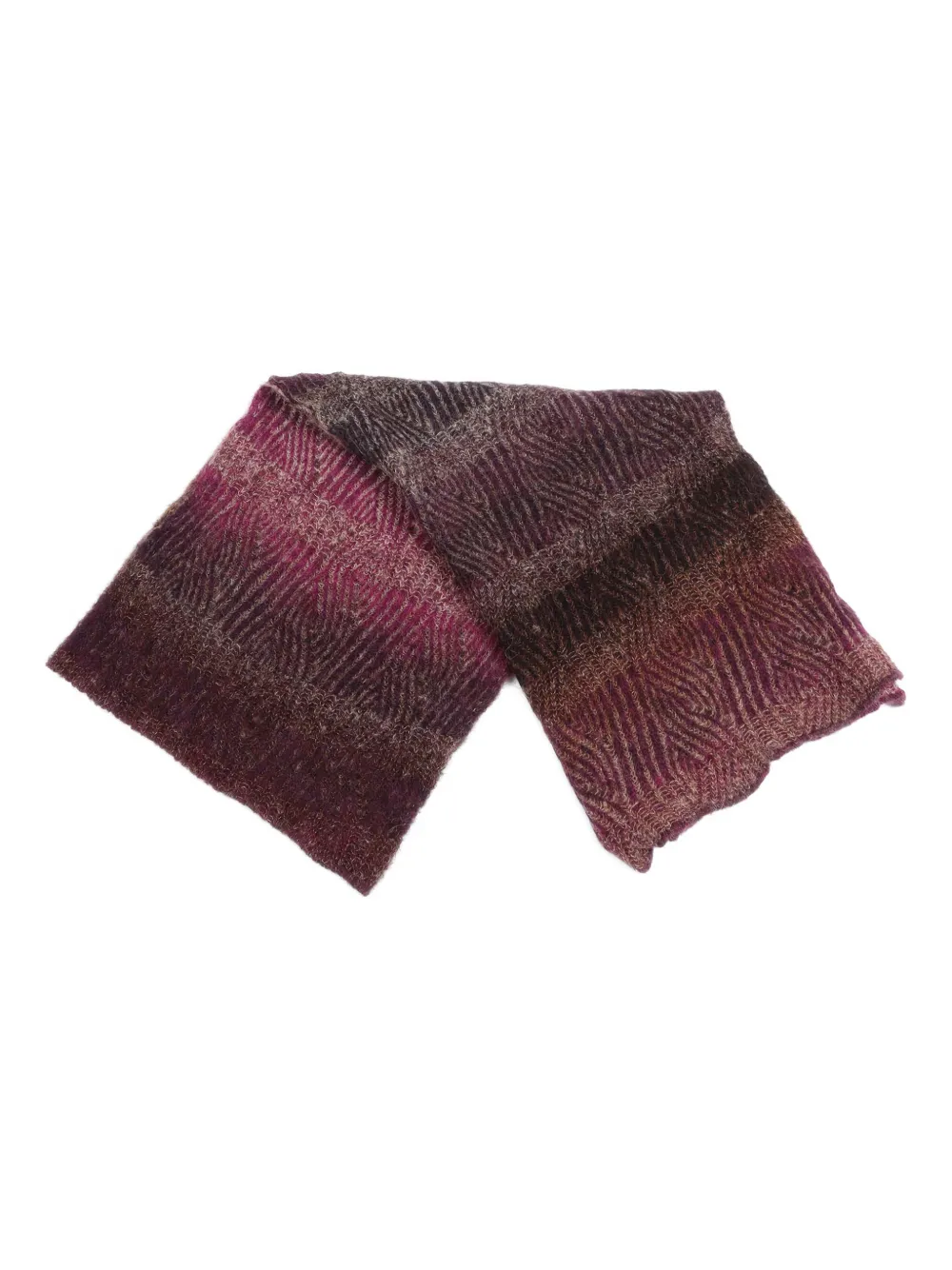 Kangra gradient-effect scarf - Paars