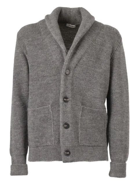 Kangra shawl-collar pocket cardigan