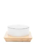 POLDO DOG COUTURE pet porcelain bowl set (set of two) (17cm) - White