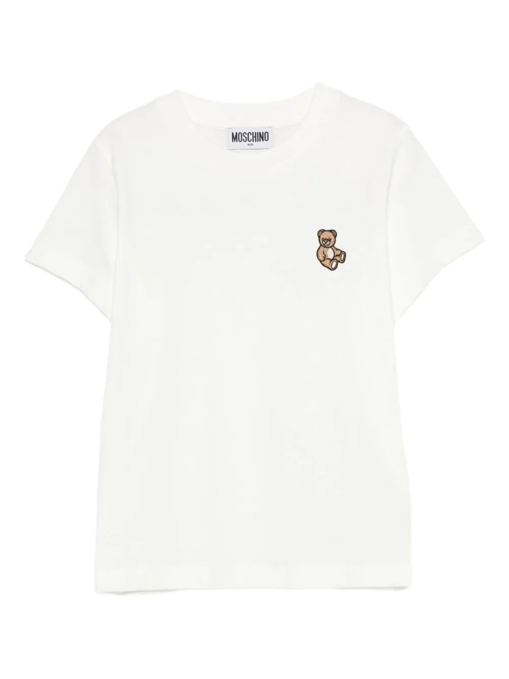 Moschino Kids teddy graphic t-shirt - Bianco