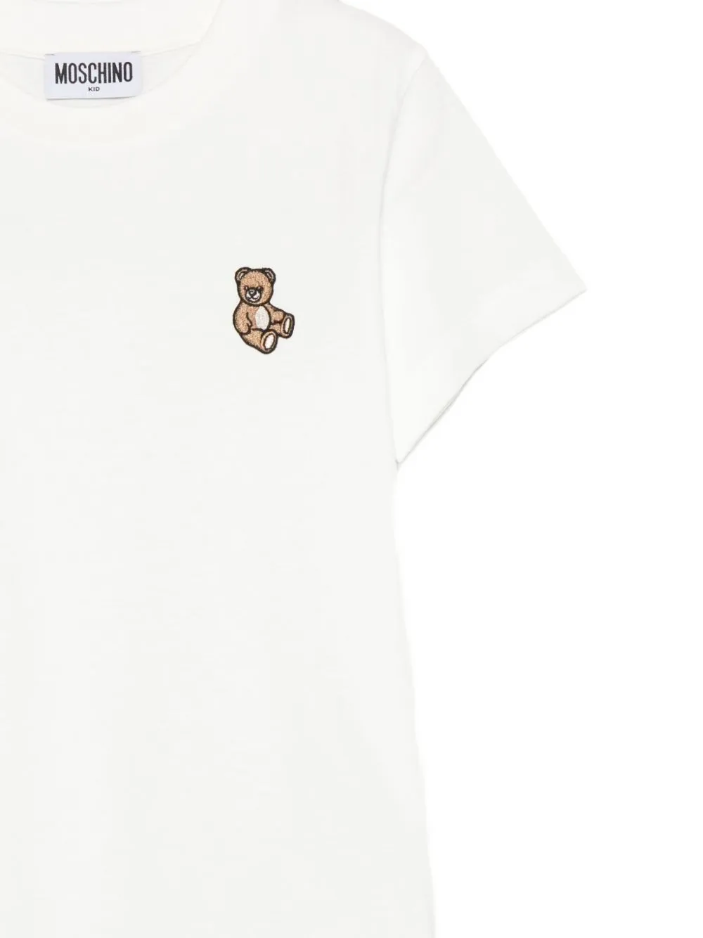 Moschino Kids T-shirt met grafische teddybeerprint Wit