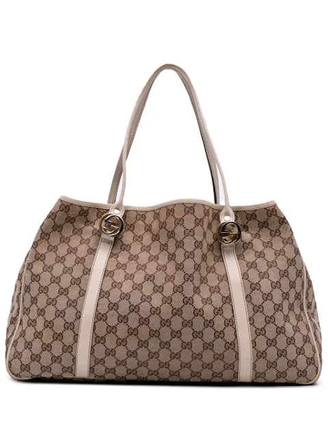 Gucci Pre-Owned 2016-2025 Large GG Canvas Twins tote bag