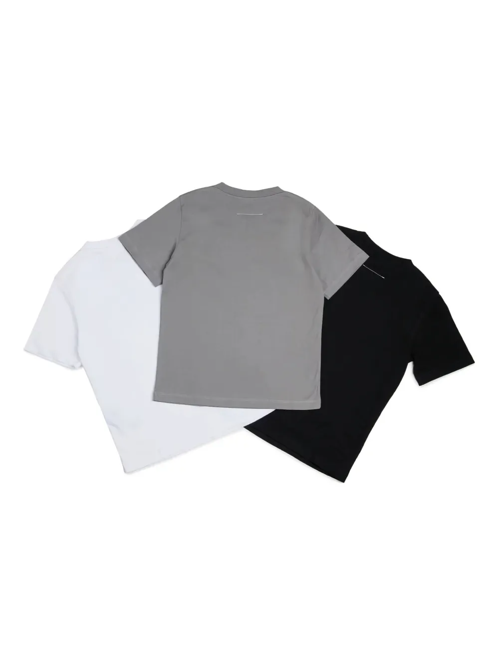 MM6 Maison Margiela Kids Drie T-shirts met grafische print Grijs
