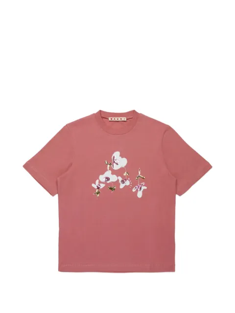 Marni Kids playera con estampado floral
