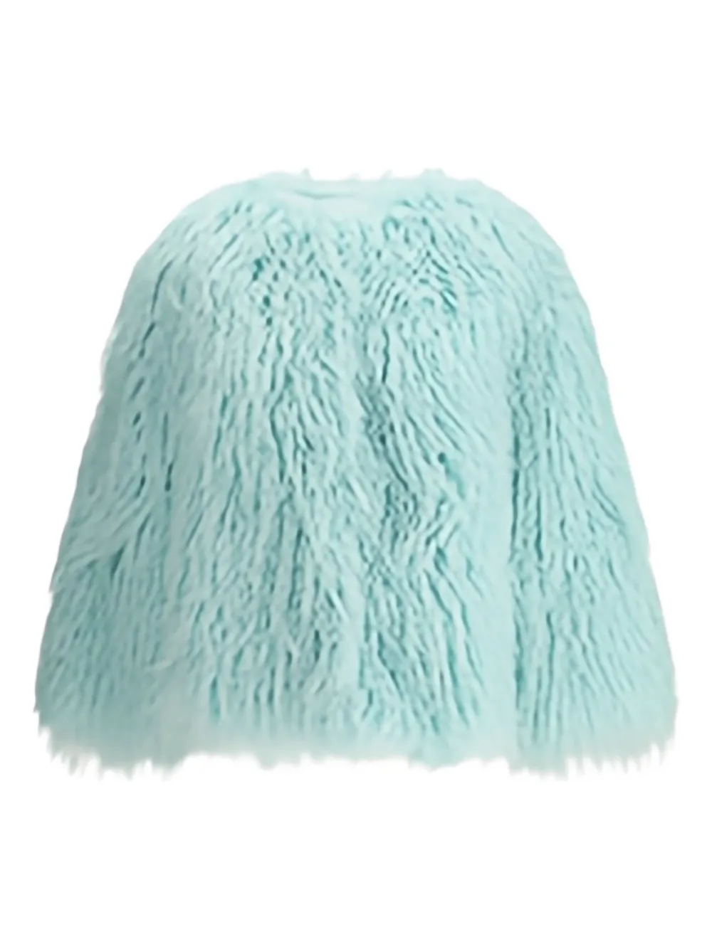 Forte Forte Eco Mongolia Fur Coat In Blue