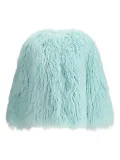 Forte Forte faux-fur coat - Blue